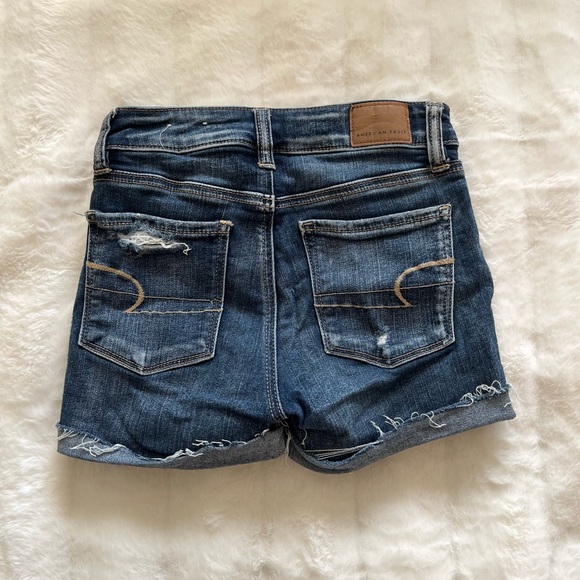 american eagle jean shorts size 0 - Picture 2 of 2